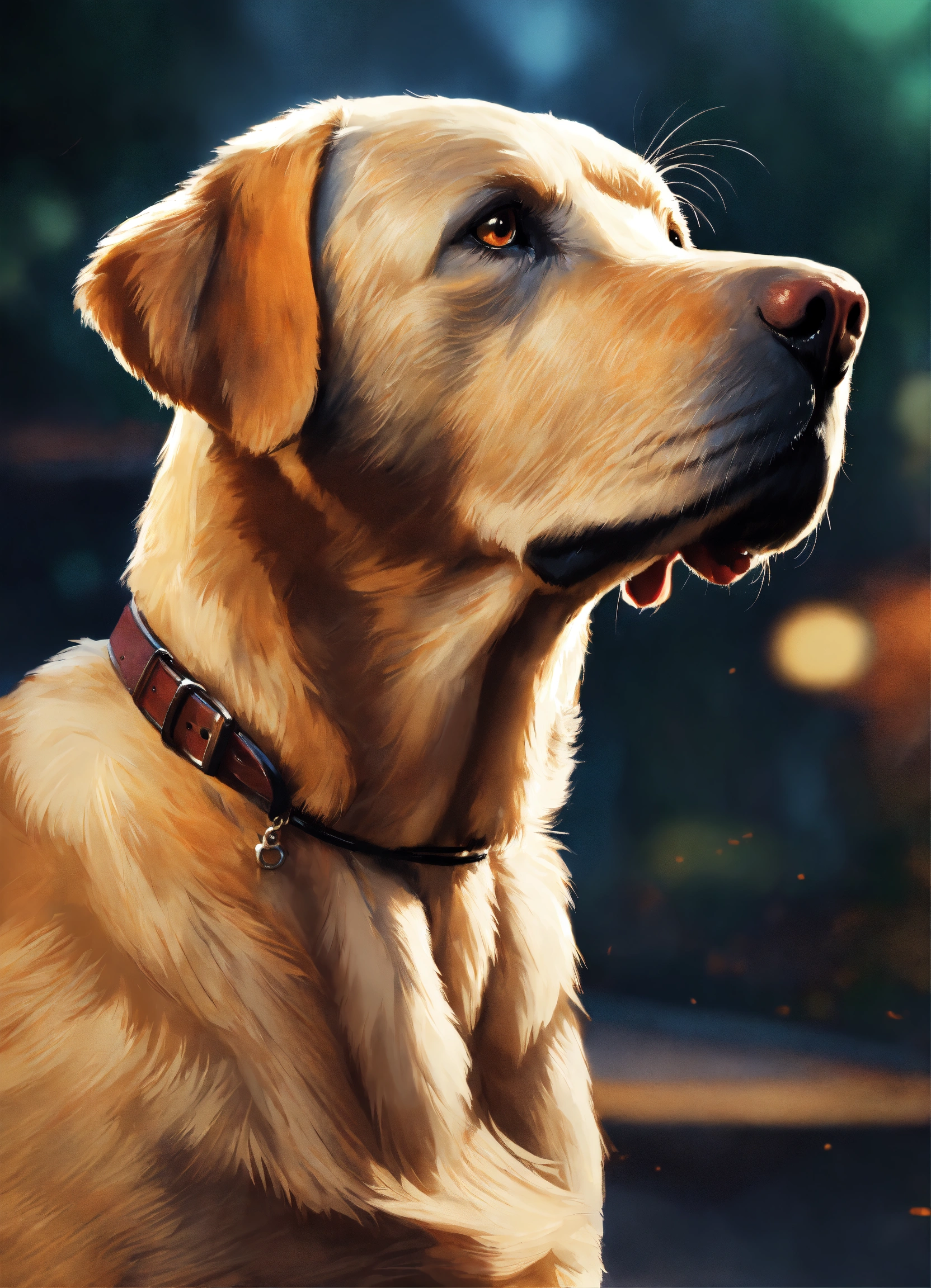Golden and Labrador dog breeds